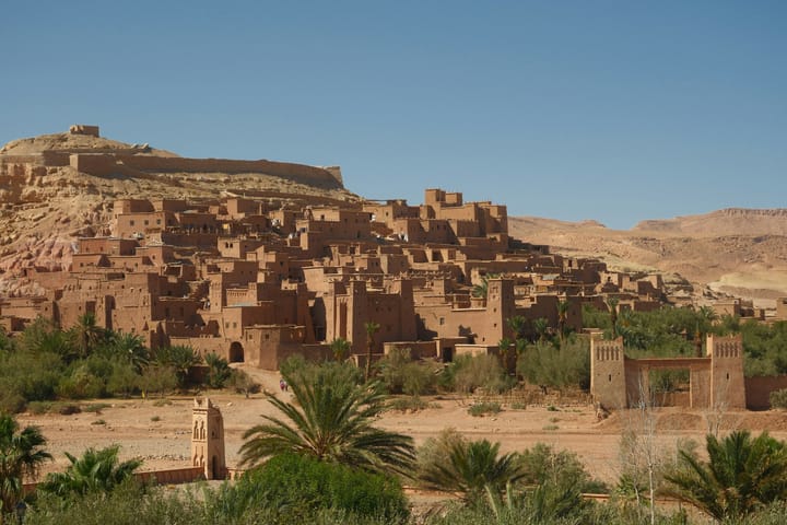 Architecture sacrée et désert marocain